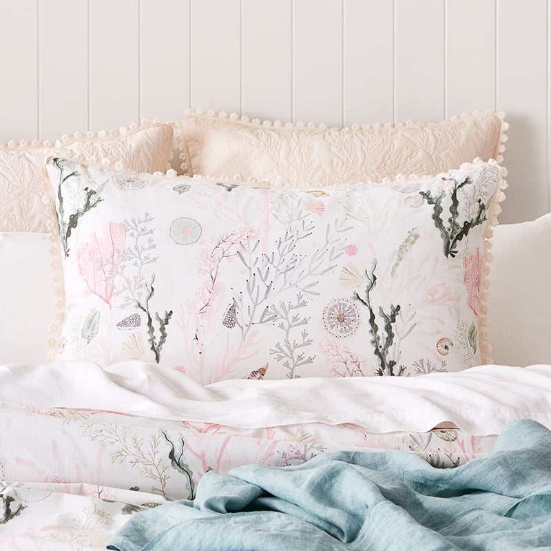 Whitehaven Quilt Cover Set Pink