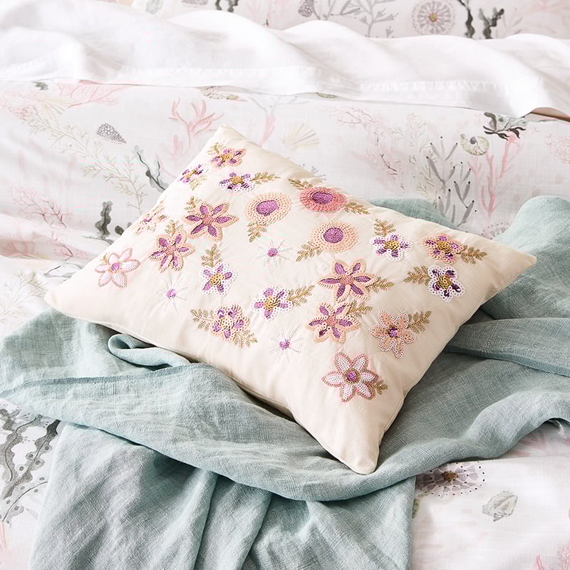 Whitehaven Quilt Cover Set Pink