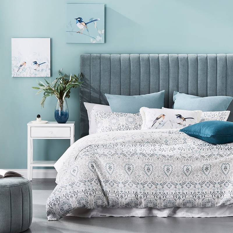 Cyprus Waffle Quilt Cover Set Arctic