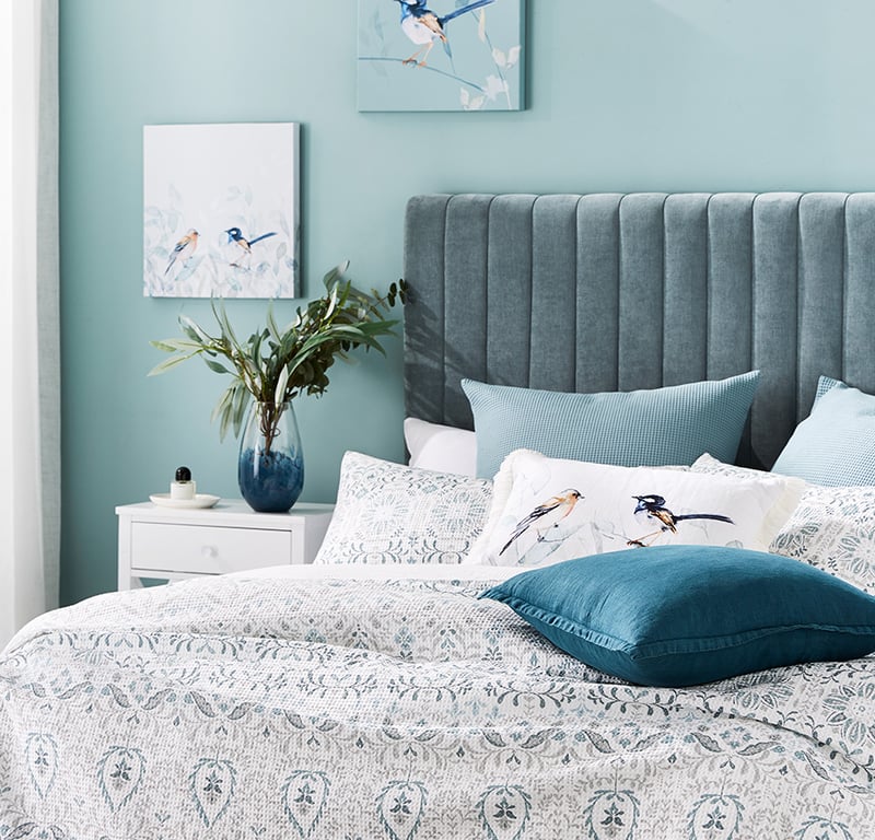 Cyprus Waffle Quilt Cover Set Arctic