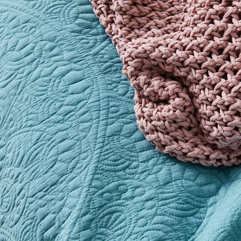 Avery Quilted Quilt Cover Marine