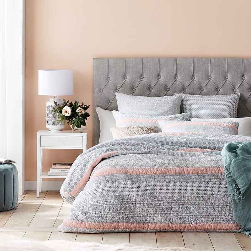 Clementine Quilt Cover Nude