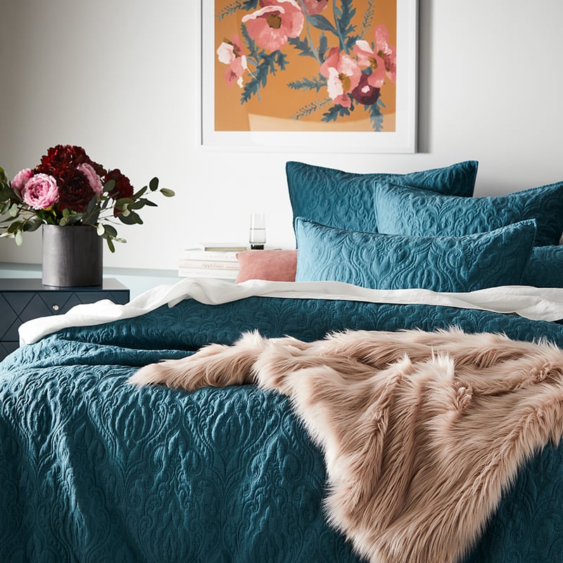 Ella Reef Quilted Quilt Cover