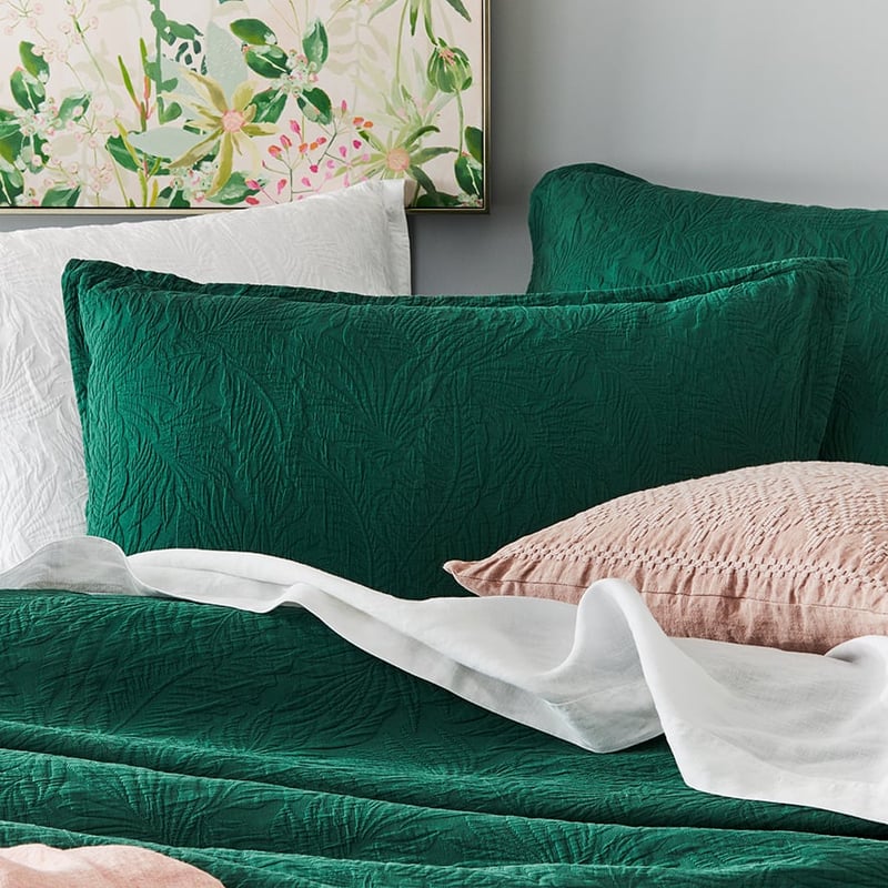 Java Matelasse Fern Quilt Cover