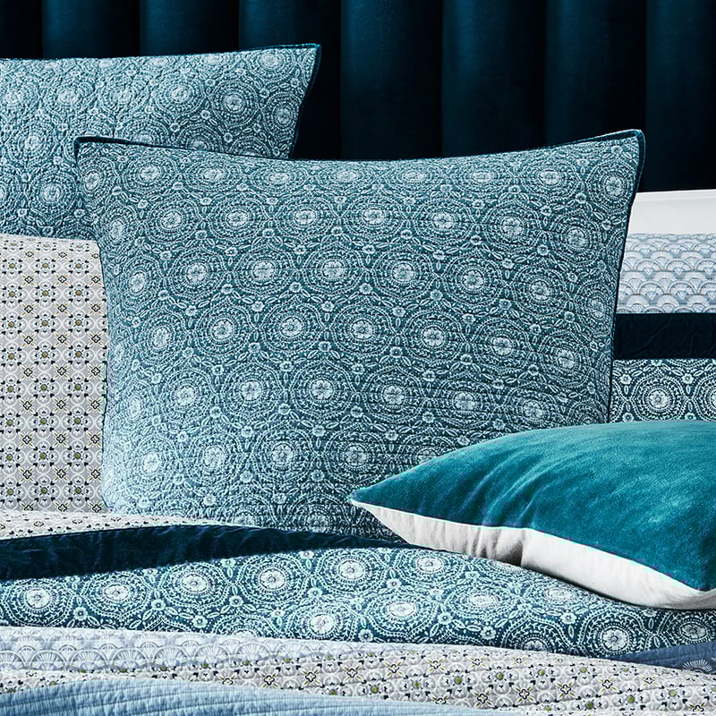 Kingston Jade Quilted Quilt Cover