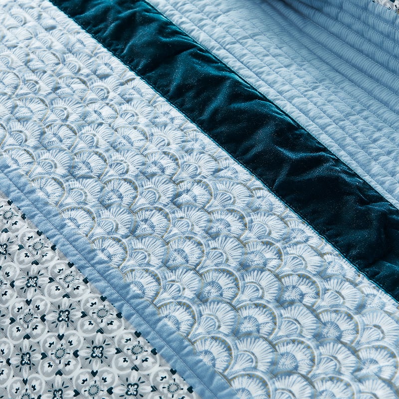 Kingston Jade Quilted Quilt Cover