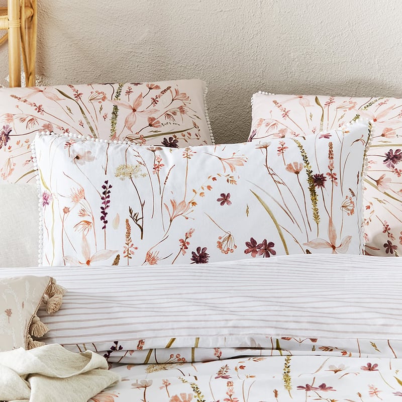 Bohemian Floral Quilt Cover Set