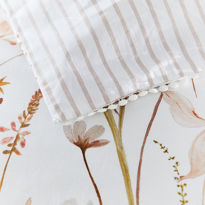 Bohemian Floral Quilt Cover Set