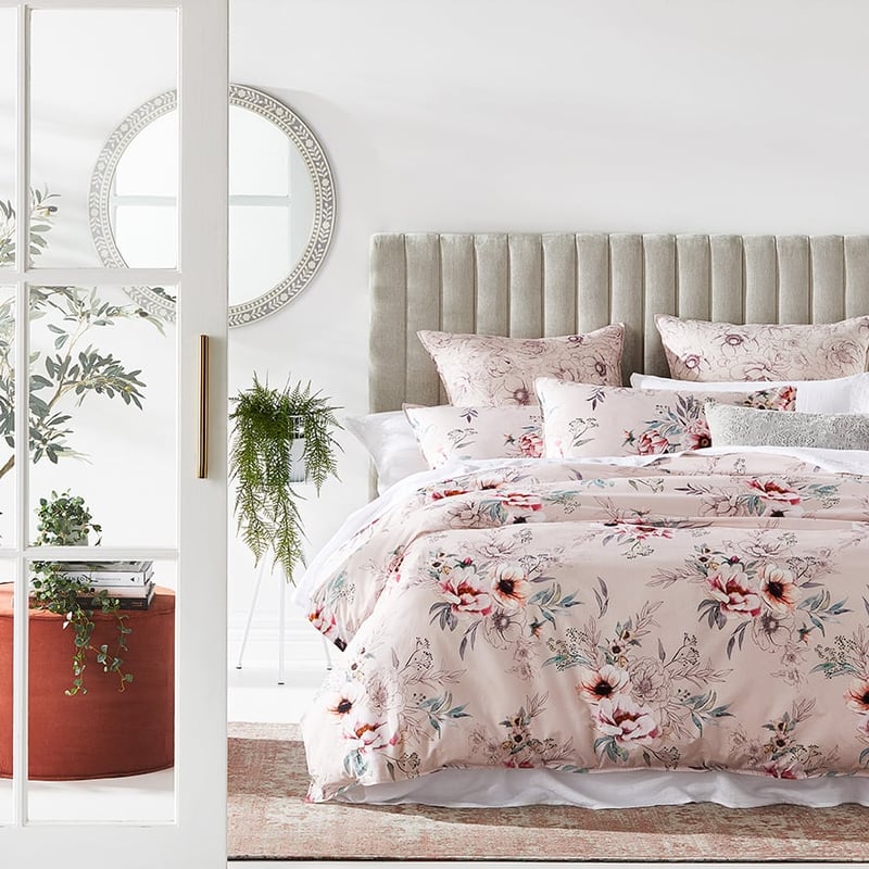 Peony Blush Quilt Cover Set
