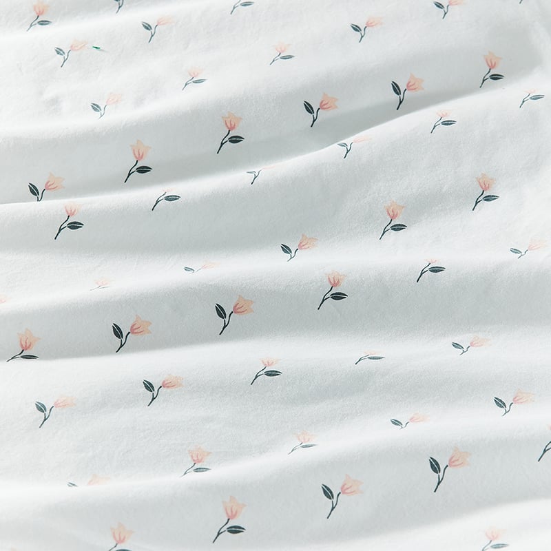 Magnolia Garden Blue Mist Quilt Cover Set