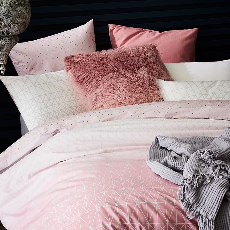 Rebecca Judd Loves Fusion Quilt Cover Set Blush