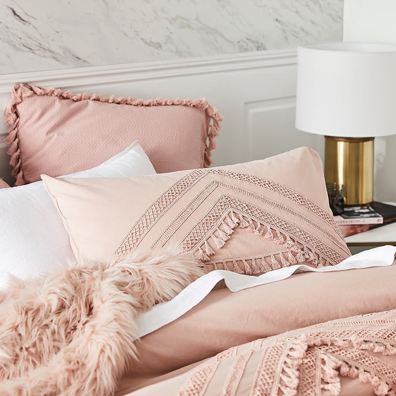 Rebecca Judd Loves Como Quilt Cover Blush