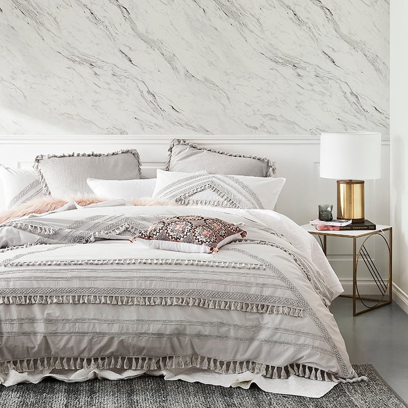 Rebecca Judd Loves Como Quilt Cover Silver