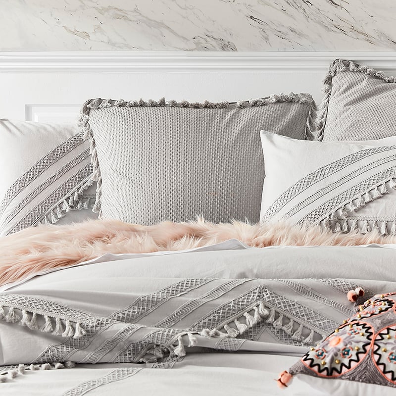 Rebecca Judd Loves Como Quilt Cover Silver