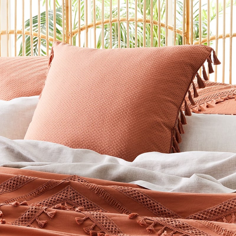 Rebecca Judd Loves Como Terracotta Quilt Cover