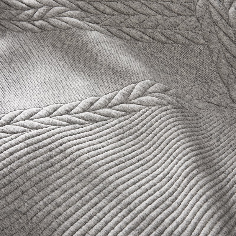 Rebecca Judd Loves Miller Jersey Marle Grey Quilt Cover