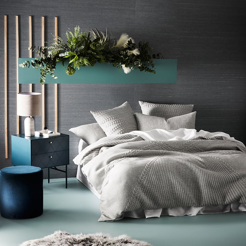 Rebecca Judd Loves Miller Jersey Marle Grey Quilt Cover