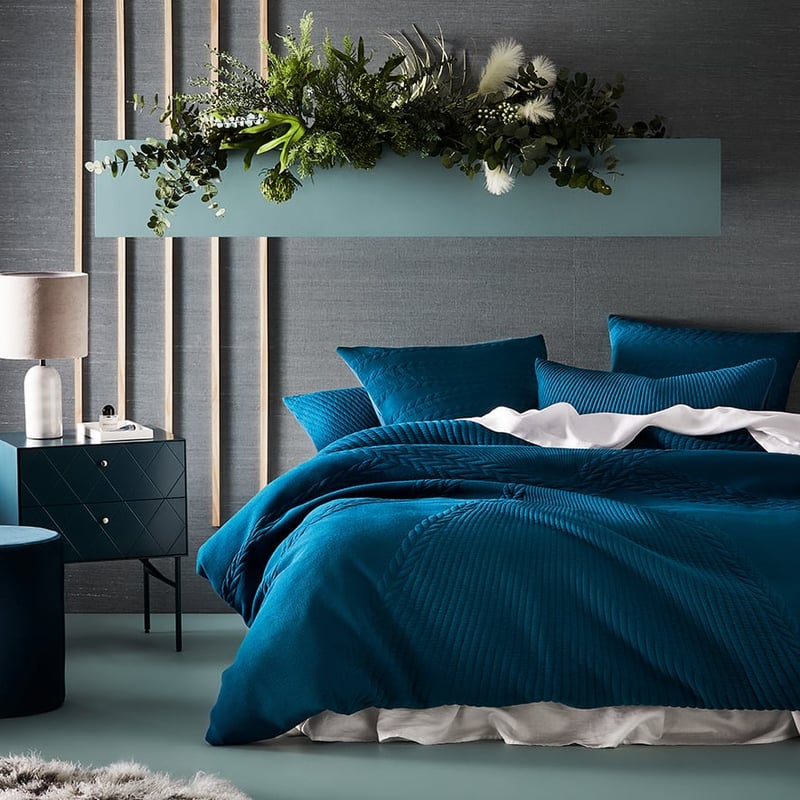 Rebecca Judd Loves Miller Jersey Peacock Quilt Cover
