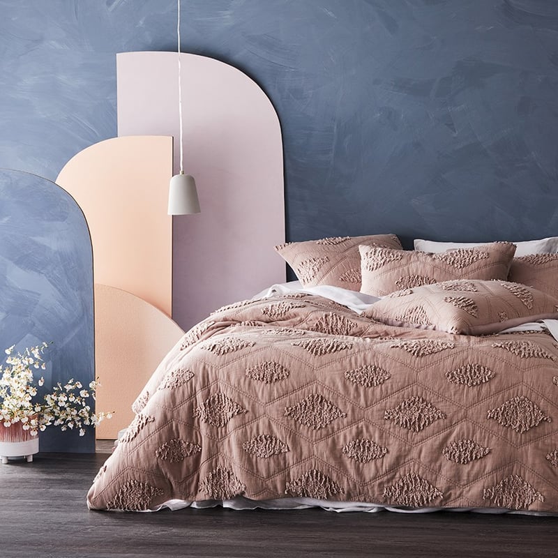 Rebecca Judd Loves Scarlett Nude Pink Quilt Cover