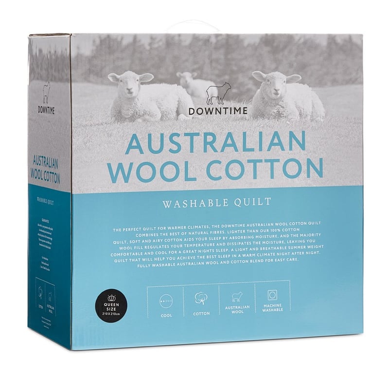 Downtime Australian Wool Cotton Duvet