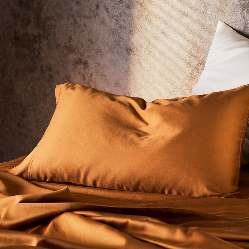 Organic Cotton Sateen Hazel Sheet Set 