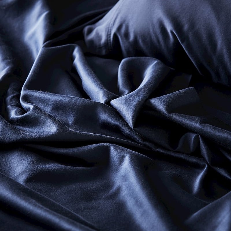 Organic Cotton Sateen Ink Sheet Set 