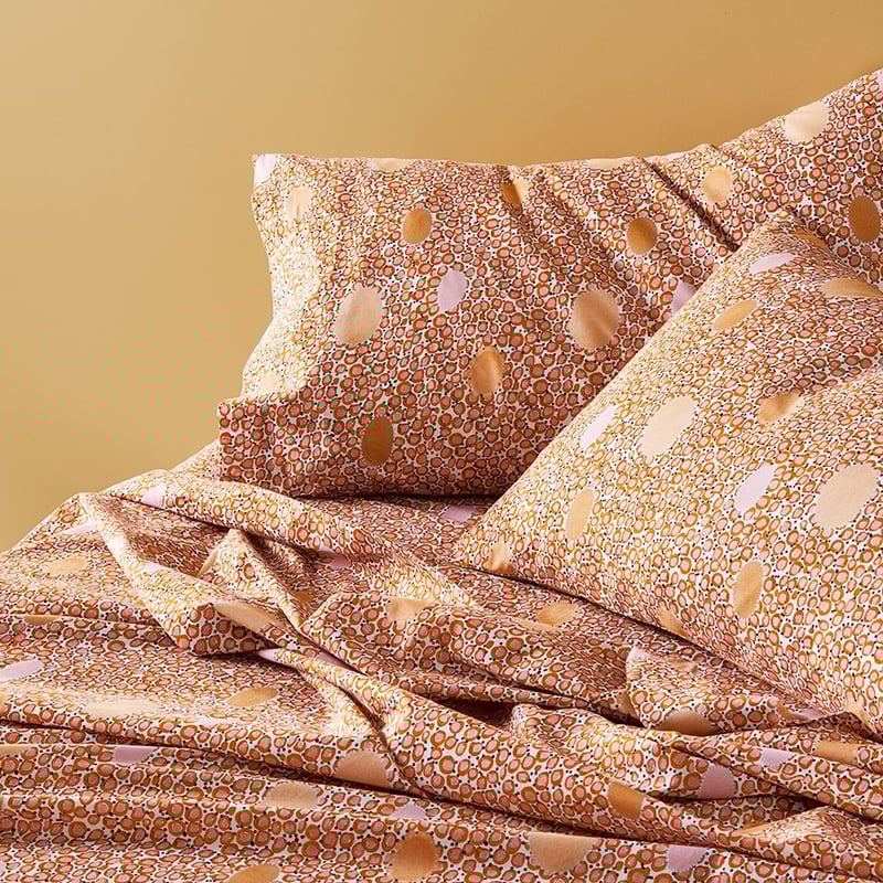 M&J Printed Sheet Set Single Nyami Sheet Set