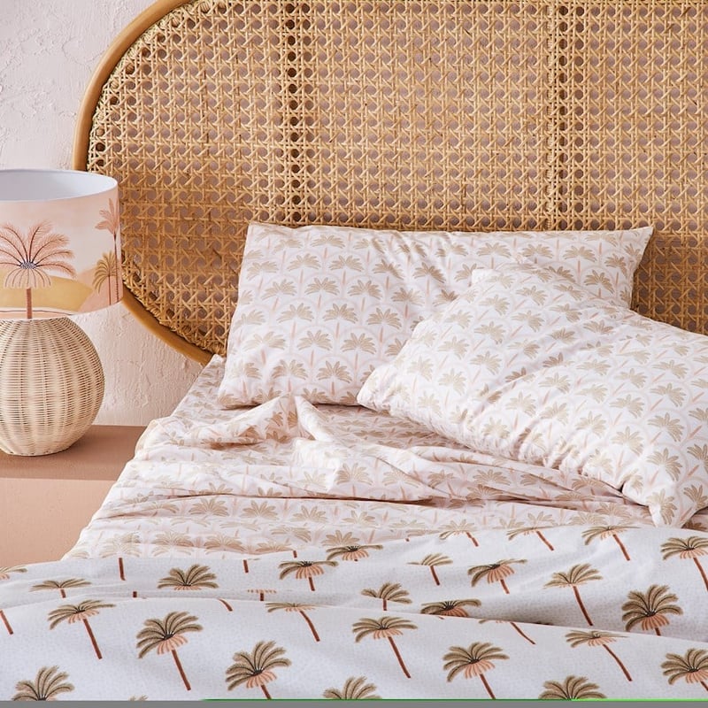 Karina Jambrak Printed Riad Palm Sheet Set 