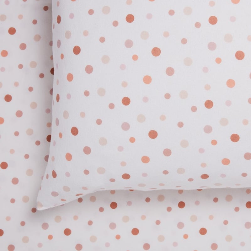 Printed Earth Spot Flannelette Sheet Set