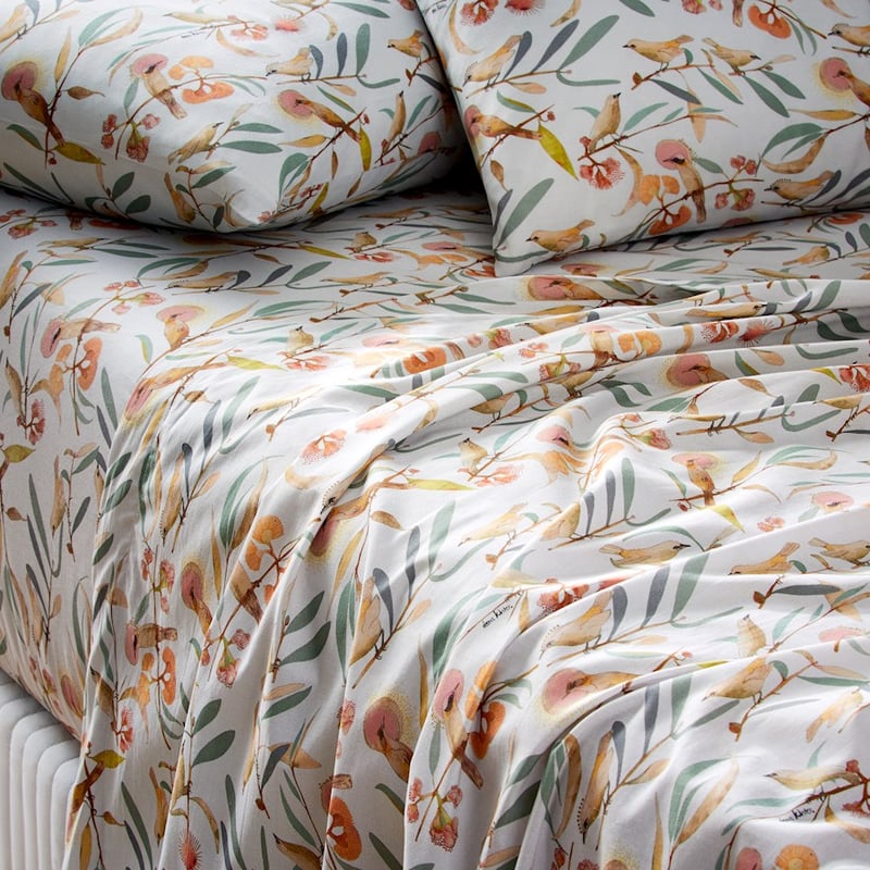 Dana Kinter Winged Messenger Mist Printed Sheet Set