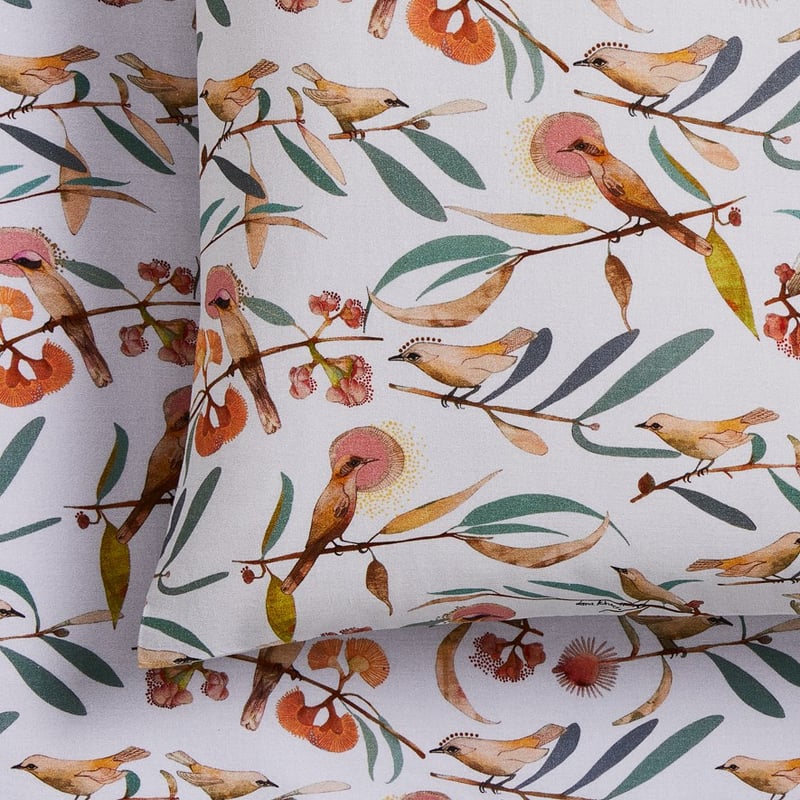 Dana Kinter Winged Messenger Mist Printed Sheet Set