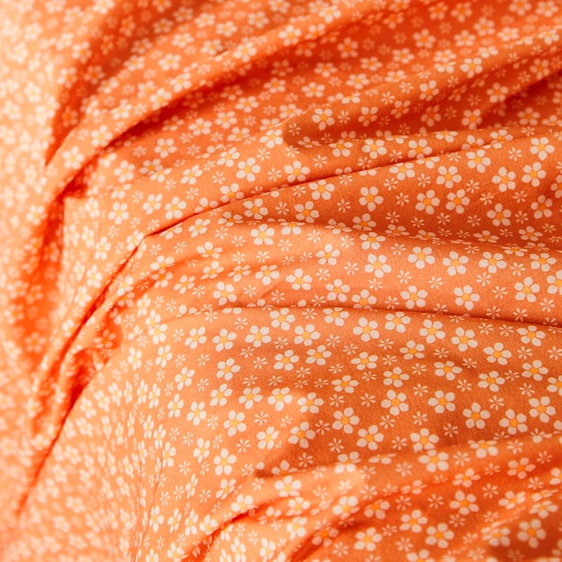 Wandering Folk Daisy Terracotta Sheet Set 
