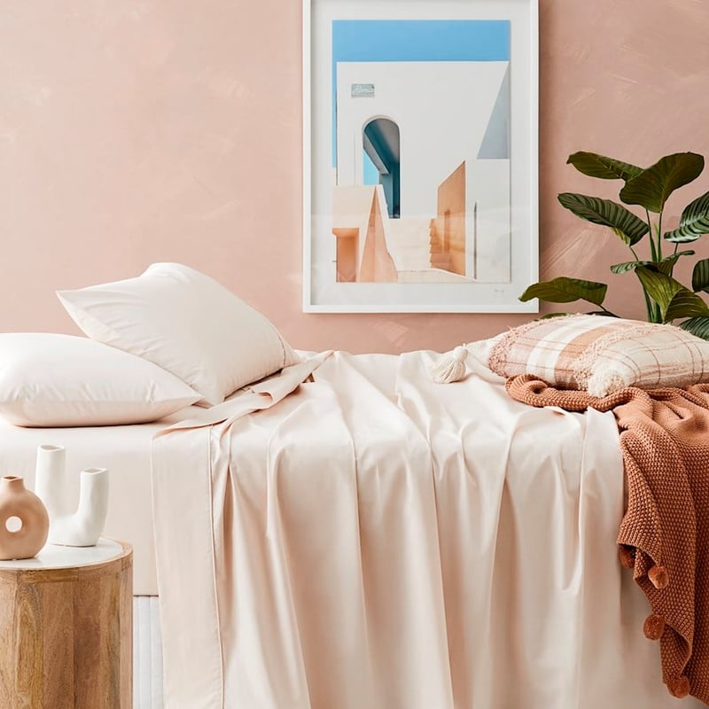 Fresh Cotton Percale Sand Sheet Set
