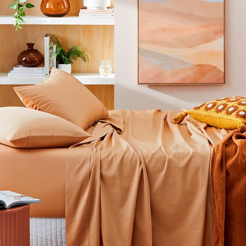 Worlds Softest Cotton Latte Sheet Set