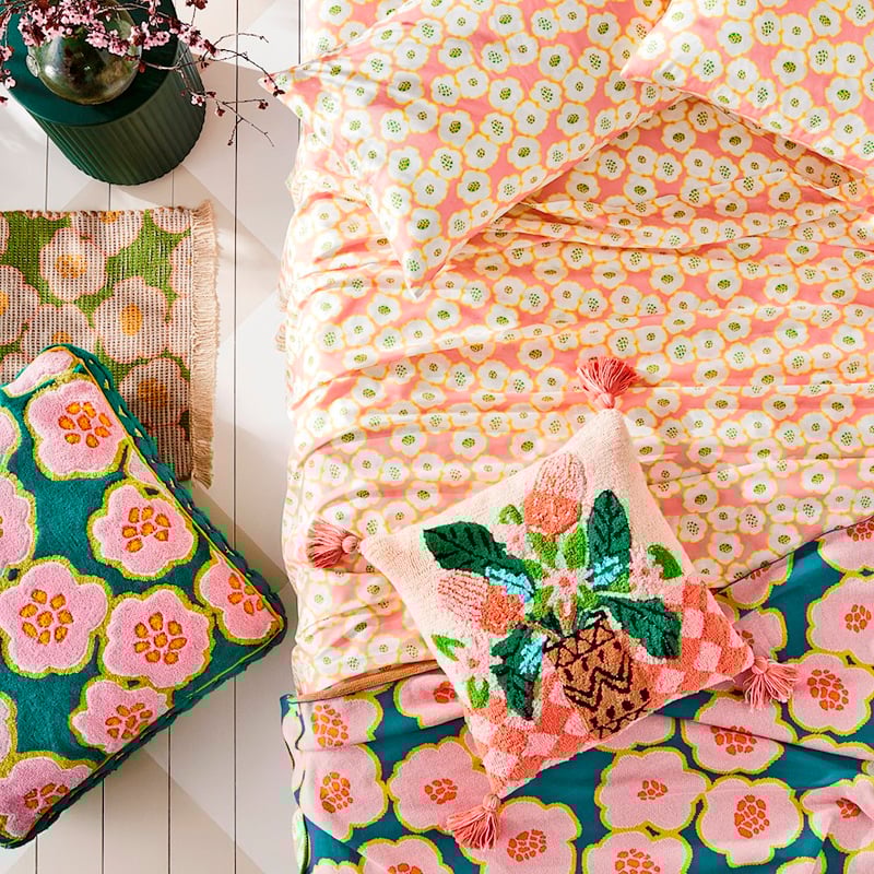 Togetherness Fiore Pink Sheet Set