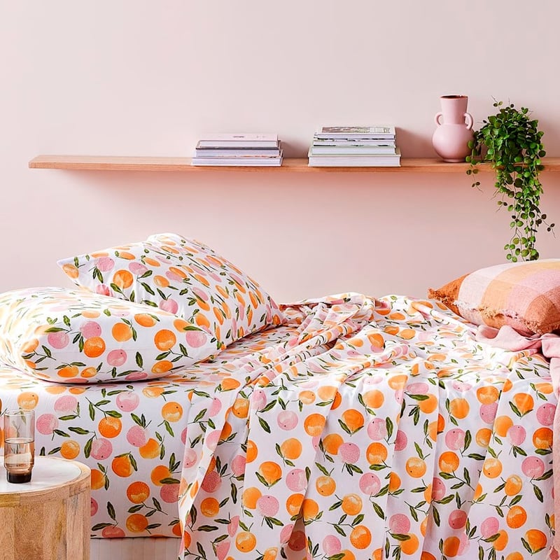 Printed Orange Fruit Punch Sheet Set