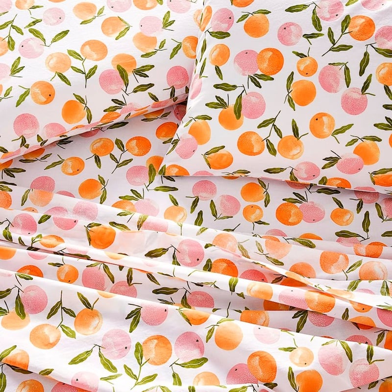 Printed Orange Fruit Punch Sheet Set
