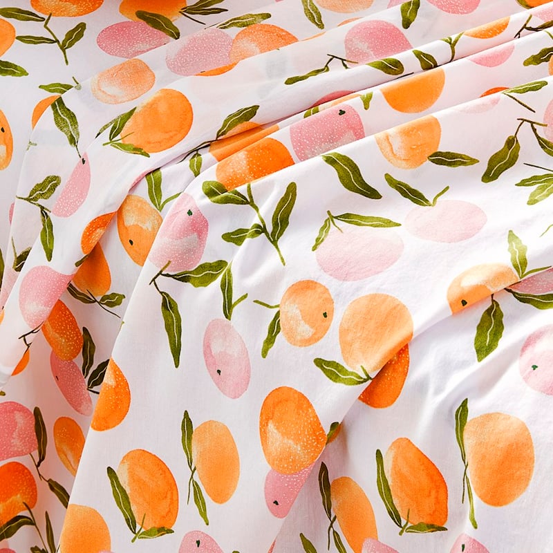 Printed Orange Fruit Punch Sheet Set