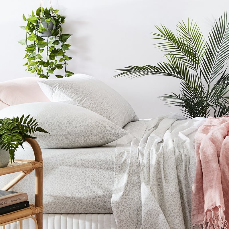 300TC Fresh Grey Tile Sheet Set