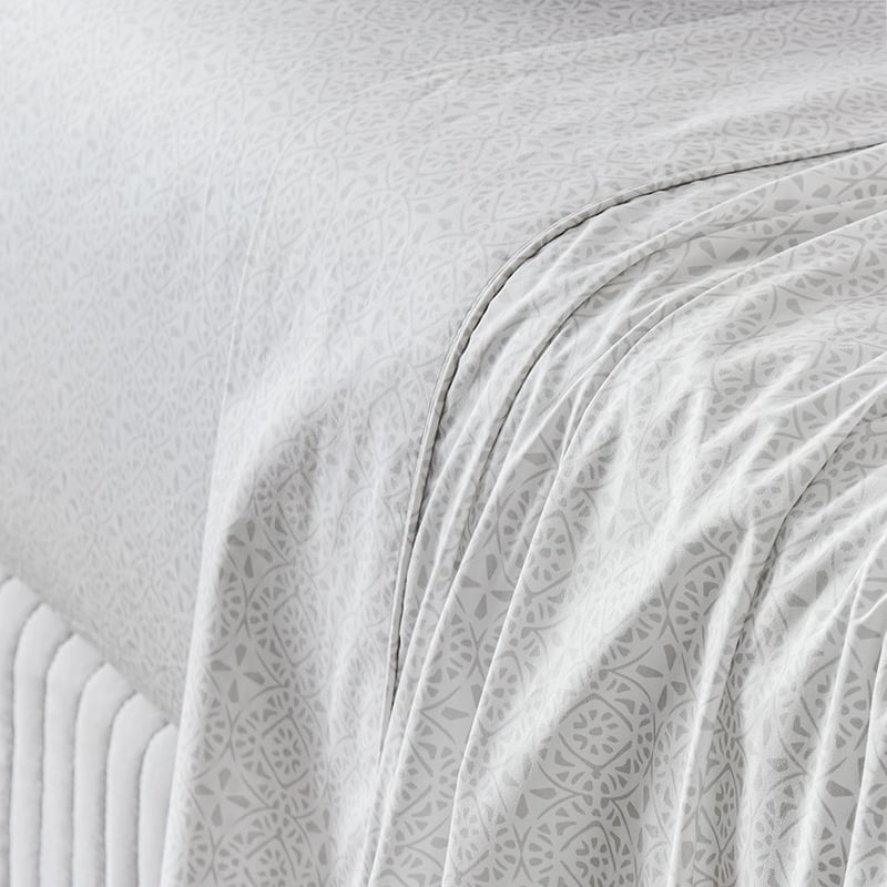 300TC Fresh Grey Tile Sheet Set