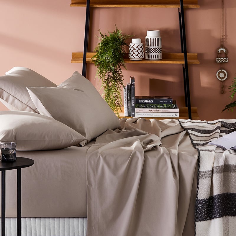600TC Buff Bamboo Sheet Set