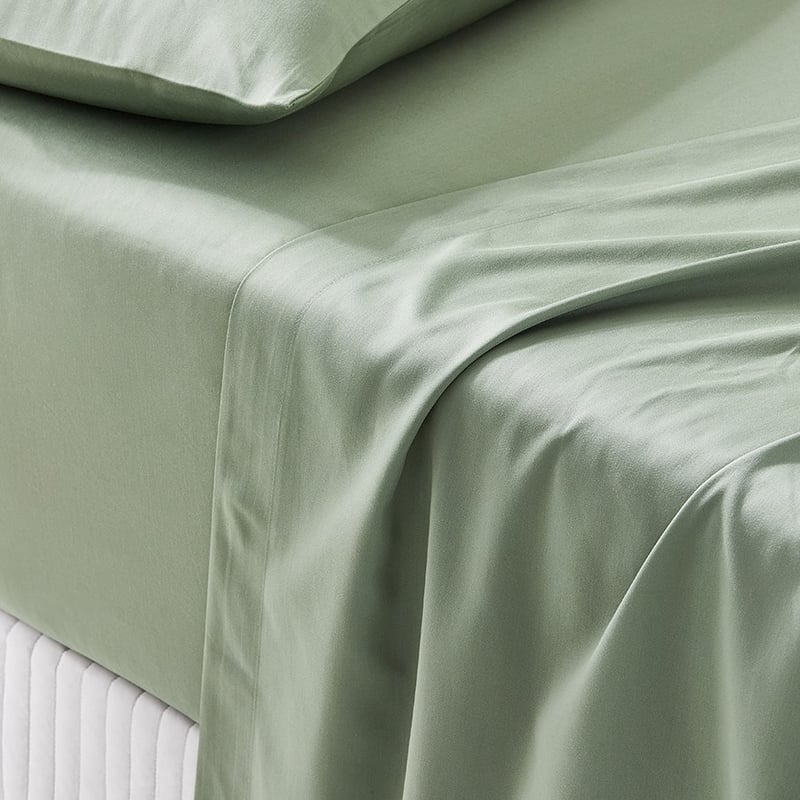 600TC Bamboo Cotton Pistachio Sheet Separates