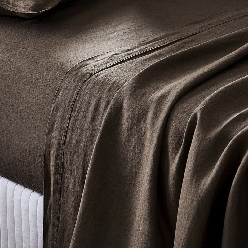 Vintage Washed Cocoa Sheet Separates