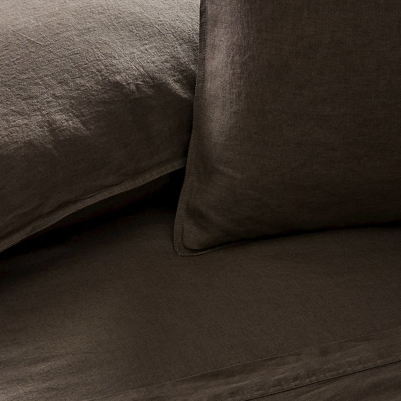 Vintage Washed Cocoa Sheet Separates