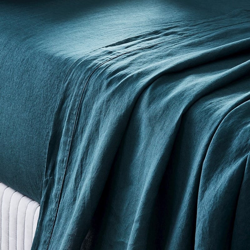 Vintage Washed Deep Teal Sheet Separates