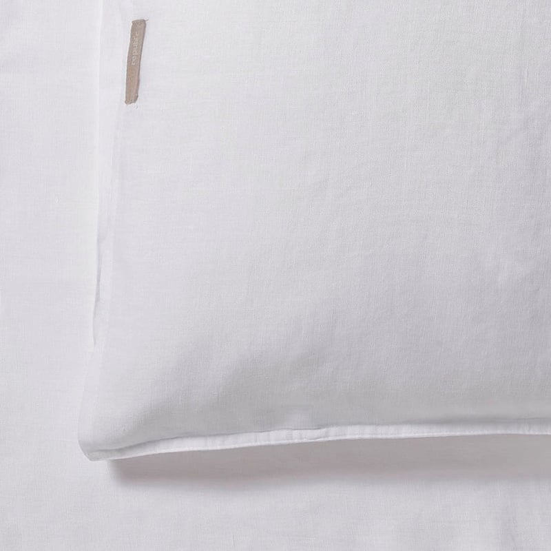 Vintage Washed Linen White Sheet Separates