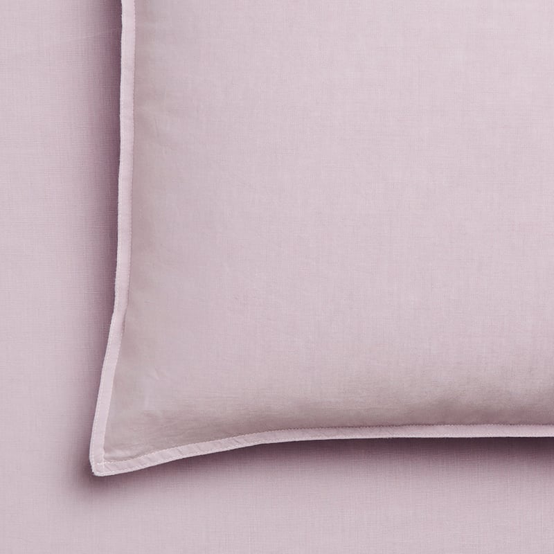 Vintage Washed Linen Sheet Separates in Violet