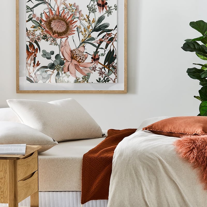 Ultra Soft Jersey Oatmeal Sheet Separates