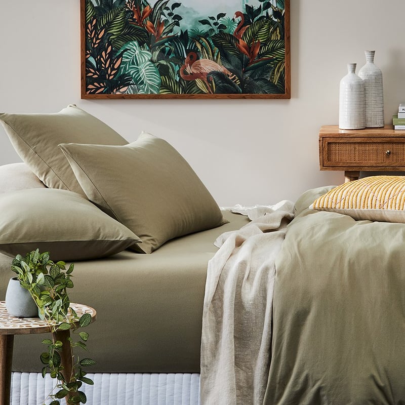 Ultra Soft Jersey Soft Khaki Sheet Separates