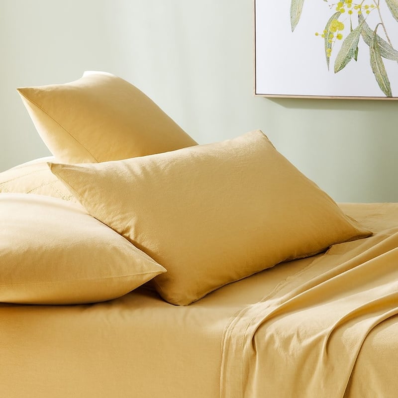 Stonewashed Cotton Flax Sheet Separates